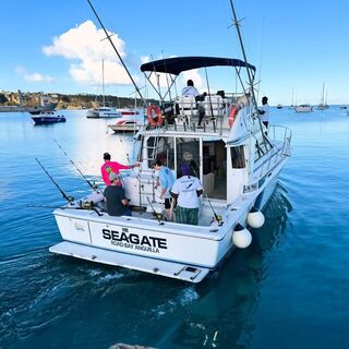 Выход с Open Seas Anguilla: морская рыбалка на катере Seagate