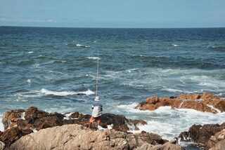 День с удочкой у моря в уругвайском Пунта-дель-Эсте