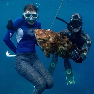 Подводная охота на юге Себу с филиппинскими друзьями