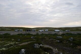 Кадр из Дальних Зеленцов перед поворотом на Териберку
