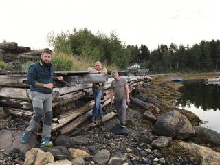 Пежостров, Белое море: первая рыбалка с лодки на треску, зубатку и камбалу в новой точке