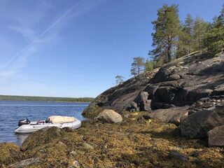Пежостров, Белое море: первая рыбалка с лодки на треску, зубатку и камбалу в новой точке