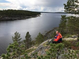 Карелия, остров Пеж: лагерная баня, кругосветка по островам и морская рыбалка на свежую креветку