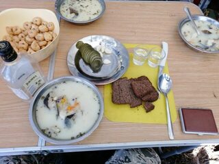 Белое море, Карелия: обратная дорога через Чупу, Кивач и Гирвас, рыбаки Чёлмужской губы