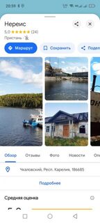 Нереис на карточке Google в Чкаловском