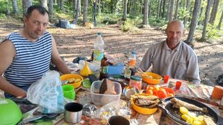 Белое море, остров Кереть: морская рыбалка с отводным поводком и морским червем в августе