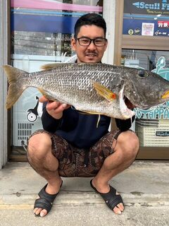 Два окинавских трофея Okinawa.t.f: 62 см на 3,6 кг и 67 см на 3 кг