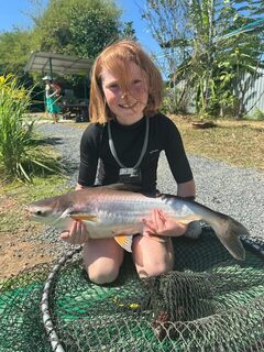 Первая рыба дня в Chalong Fishing Park на острове Пхукет