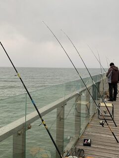 За камбалой выбрались к Балтийскому морю у Зеленоградска