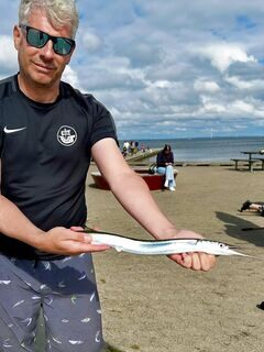 Трое рыболовов провели отпуск у датского берега Северного моря