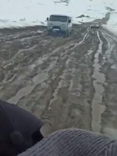 Колеистый участок по дороге на Териберку