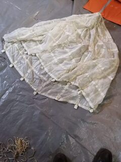 Мой самодельный якорь из светлой ткани