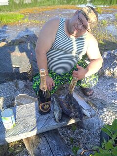 Опять червяк! На вечернем отливе Белого моря попался сиг