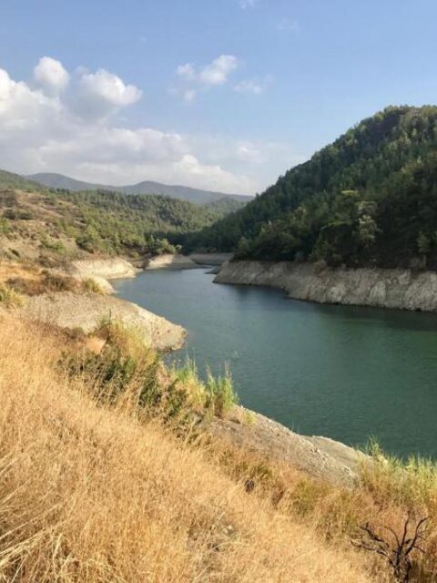 Кипр, дамба Аргака: первый выезд, низкая вода и полный ноль на спиннербейты, вэки и техас