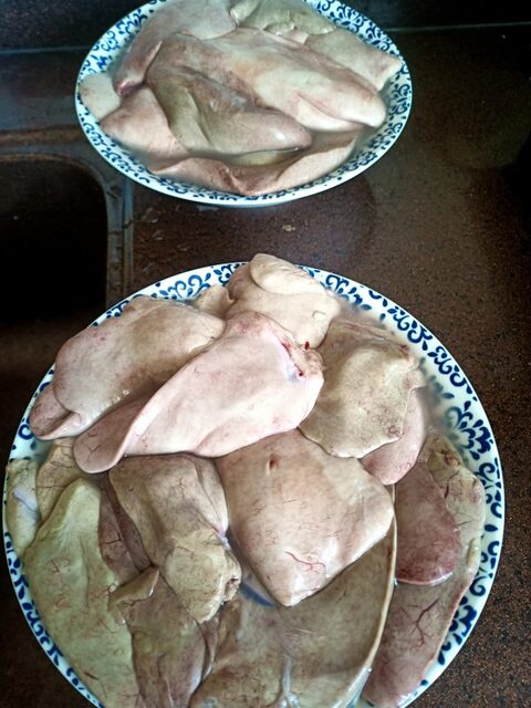 Печень черноморской лисы в зимний запас
