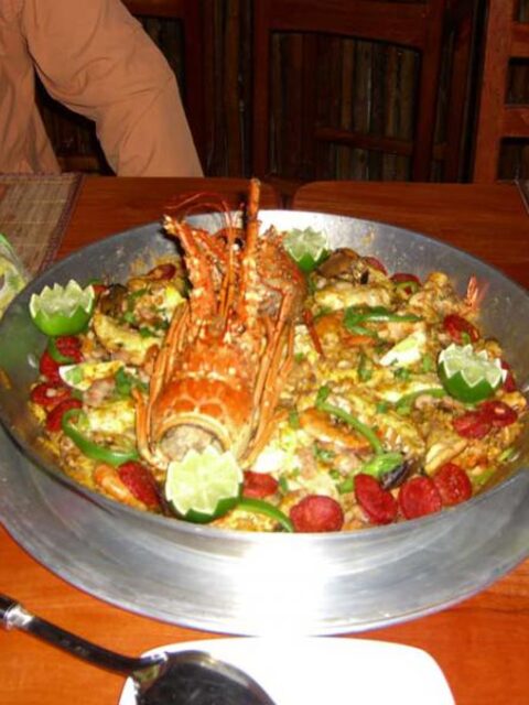 Карибская кухня к рыболовному отдыху в Мексике