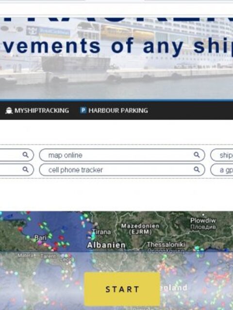 Онлайн-карта морских судов и способ ее запустить