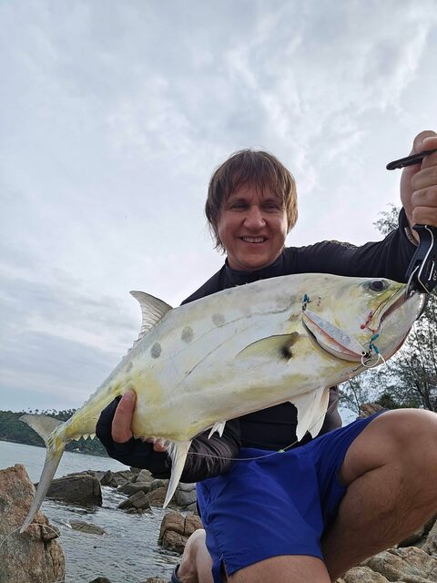 Новогодний выход Qwin Fish на Пангане посвятили рокфишингу
