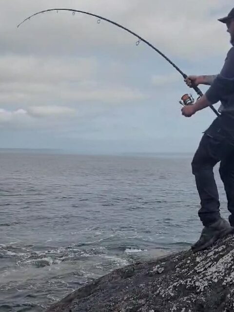 Скат Эйдана Нисбета в Шотландии на Excalibur Catfish класса 6 lb