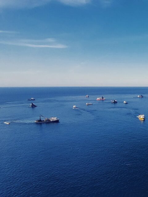 У Сарпи рыбачили на грузинском Черном море