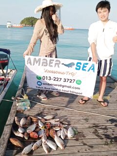 Разная морская рыба с нашего лодочного выхода у Реданга