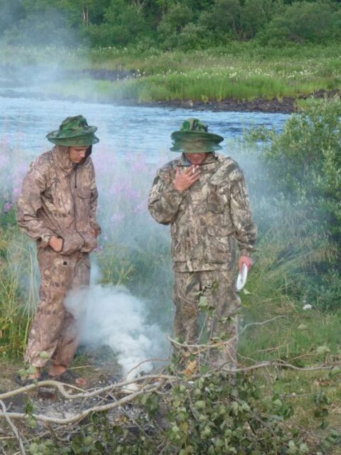 Белое море, Чупа: морская рыбалка у островов после отлива в конце июля