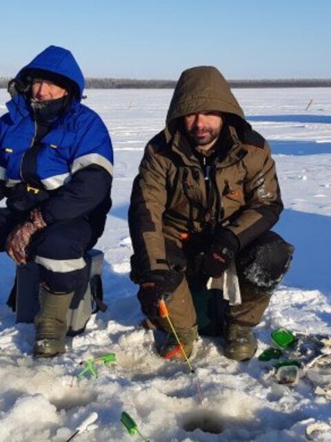 Унская губа Белого моря, устье Кинжуги: мороз за тридцать, треснувший лёд и рыбалка без палатки