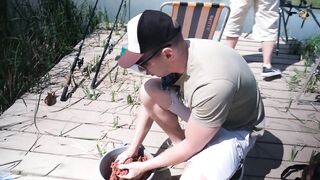 Рыбалка на Утином озере. Ловим карпа на платнике. Крым. Симферопольский район.
