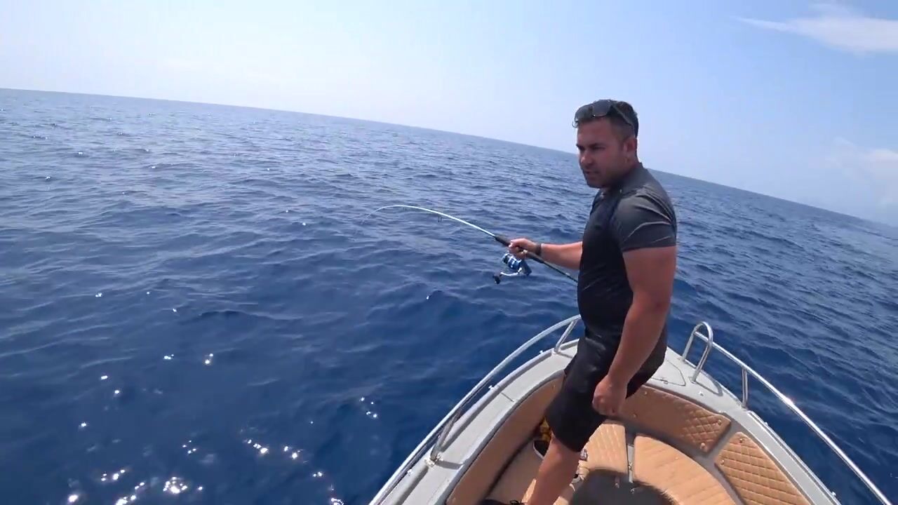 Ersan, Mercury 60 и тунец 12-14 кг - морская рыбалка в Кемере
