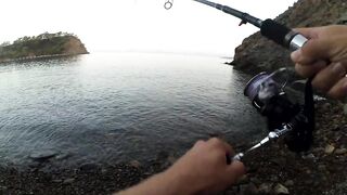 Рыбалка в Турции, Фетхие - начало августа 2019, shore jigging