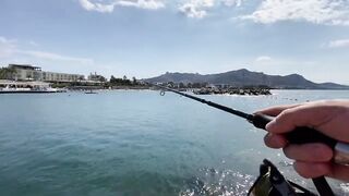 Бодрумские дорады откусывают крючки вместе с приманками - часть 1. Turkey Rockfishing