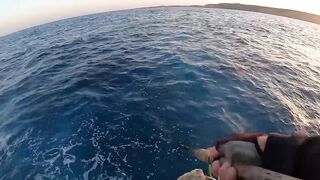 Кипр - вечерний shore jigging с берега, часть 58 - сезон 2025