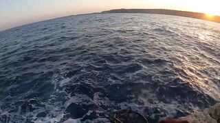 Кипр - вечерний shore jigging с берега, часть 58 - сезон 2025