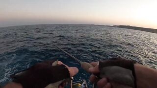 Кипр - вечерний shore jigging с берега, часть 58 - сезон 2025