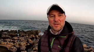 Кипр - вечерний shore jigging с берега, часть 58 - сезон 2025