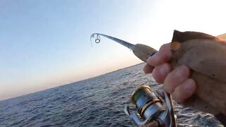 Кипр - вечерний shore jigging с берега, часть 58 - сезон 2025