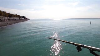 Лазаревское - рыбалка шариком на море, 04.11.2020, Сочи, ноябрь
