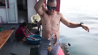 Рыбалка на Фукуоке - первые трофеи