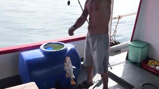 Рыбалка на Фукуоке - первые трофеи