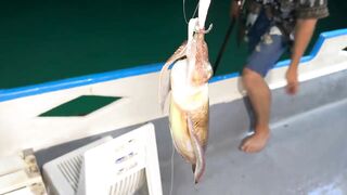 Рыбалка на Фукуоке - осьминоги, каракатицы и кальмары: что удалось поймать?