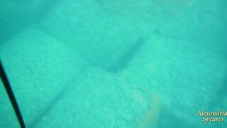 Spearfishing sea bass in Alexandria, head shots