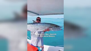 Big Mac у Ко Самуи, Таиланд, катушка почти пустая #fishing #glassoff #fishingworld #samuiseafishing