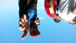 Нелегальная ловля сетью в центре Александрии, Египет / Fishing by fishnet in Alexandria