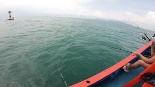 Морская рыбалка в Таиланде на Самуи / Sea fishing in Thailand on Samui