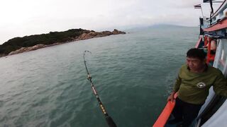 Морская рыбалка в Таиланде на Самуи / Sea fishing in Thailand on Samui