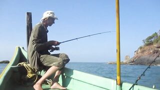 Морская рыбалка, Индия, юг Гоа, 2019, часть 2