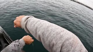 Севастополь, бухта Омега три дня на пресной наживке у моря