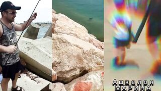 Ашкелон, марина. Береговая ловля в Израиле