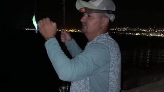 Эйлат: сутки на море и ловля саргана и кальмара, шурик