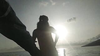 Бали Амед крупная баракуда у Вулкана Агунг